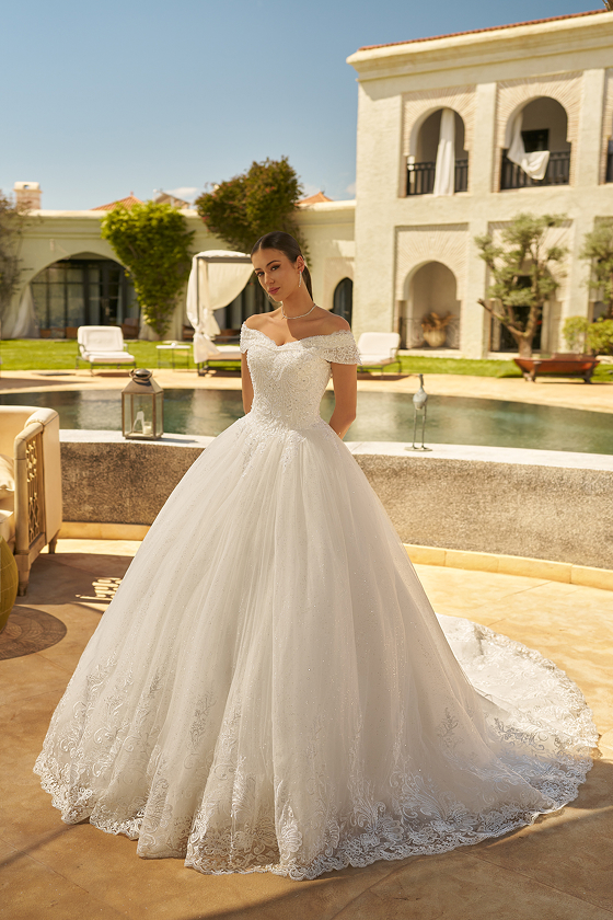 Robe de mariée princesse Jeanne LOVE by Maison Gabriella en tulle